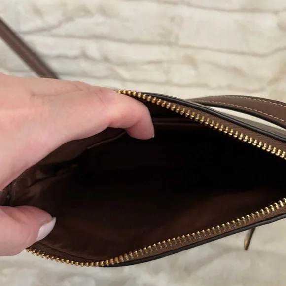 Coach Snowflake File Crossbody Bag & Matching slim wallet SET - Picture 3 of 7